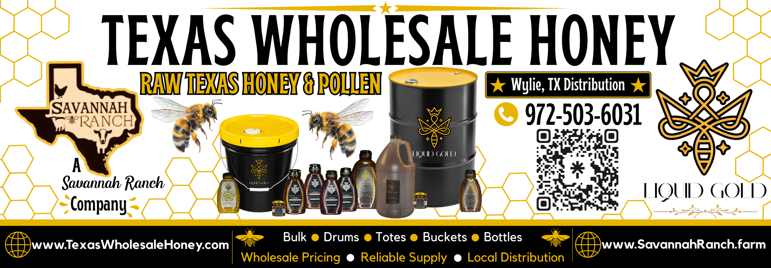 Raw Honey and Pollen